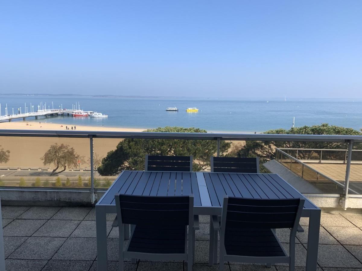 **Appartement T2 Vue Mer En Centre Ville Avec Balcon, Parking Et Wifi A Arcachon** - Fr-1-374-51 Kültér fotó